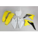 Kit plastique UFO couleur origine jaune/noir/blanc Suzuki 450 RMZ