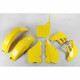 Kit plastiques UFO 125 RM 1989 à 1981 Jaune