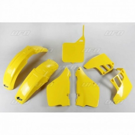 Kit plastiques UFO 125 RM 1989 à 1981 Jaune