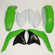 Kit plastique UFO couleur origine vert/blanc Kawasaki 250 KXF