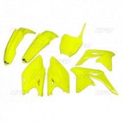 Kit plastique UFO jaune fluo Suzuki 250 RMZ