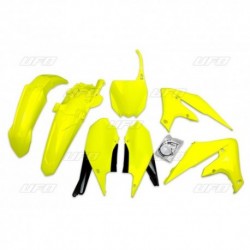 Kit plastiques UFO 450 YZF 2018 à 2022 / 250 YZF 2019 à 2023 Fluo Jaune