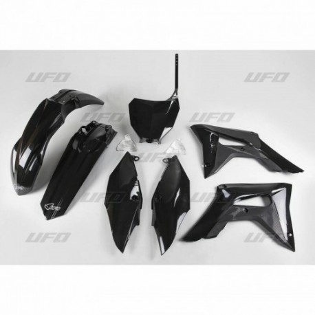 Kit plastique UFO noir Honda 450 CRF