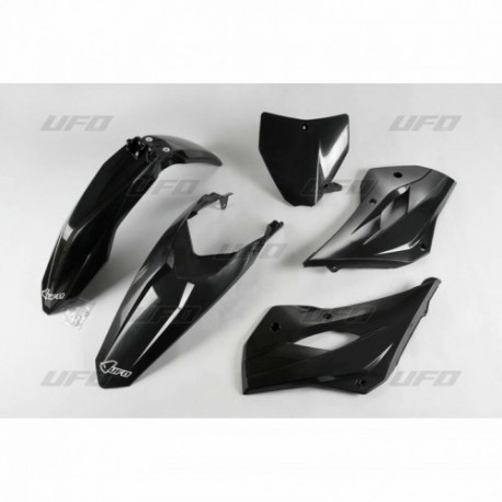 Kit plastique UFO noir Husqvarna 85 TC Kit plastique UFO noir Husqvarna 85 TC