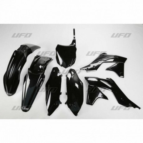 Kit plastique UFO noir Kawasaki 250 KXF