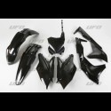Kit plastiques UFO 250 KXF 2018 à 2020 Noir