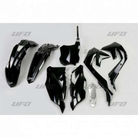 Kit plastiques UFO 450 KXF 2019 à 2023 Noir