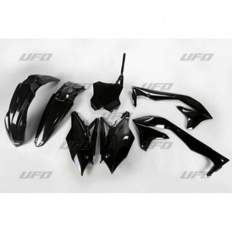 Kit plastiques UFO 450 KXF 2016 à 2017 Noir