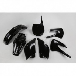 Kit plastique UFO noir Kawasaki 85 KX