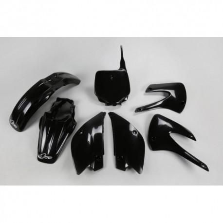 Kit plastique UFO noir Kawasaki 85 KX