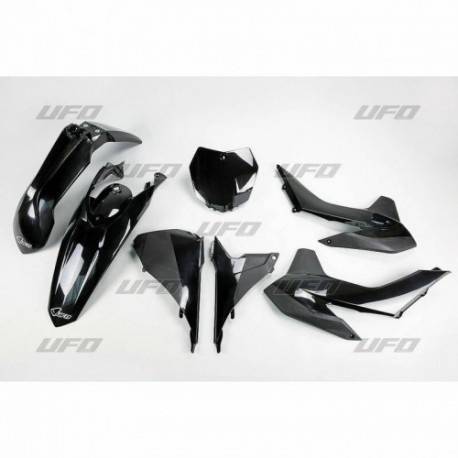 Kit plastiques UFO KTM SX / SXF 2013 à 2015 Noir
