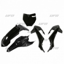 Kit plastiques UFO 65 SX 2016 à 2023 Noir