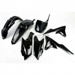 Kit plastiques UFO 250 YZF 2014 à 2018 / 250 WRF- 450 YZF 2014 à 2017 Noir
