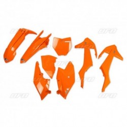 Kit plastiques UFO SX / SXF 2016 à 2018 FLUO Orange