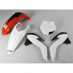 Kit plastique UFO origine (2017) orange/blanc/noir KTM 85 SX