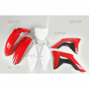 Kit plastique UFO origine (2017) rouge/noir/blanc Honda 450 CRF
