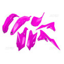 Kit plastique UFO rose fluo Yamaha 85 YZ