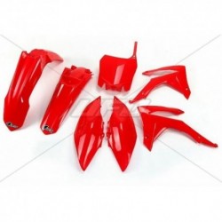 Kit plastiques UFO 250 CRF 2014 à 2017 / 450 CRF 2013 à 2016 Rouge