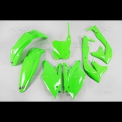 Kit plastiques UFO 450 KXF 2018 Fluo Vert
