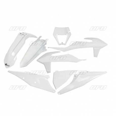 Kit plastiques UFO EXC 2020 à 2023 Blanc