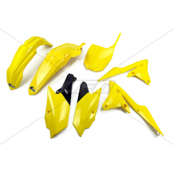 Kit plastiques UFO 250 YZF 2014 à 2018 / 250 WRF- 450 YZF 2014 à 2017 Jaune