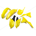 Kit plastiques UFO 250 YZF 2014 à 2018 / 250 WRF- 450 YZF 2014 à 2017 Jaune