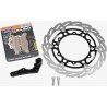 Kit disque de Frein avant flottant 270 mm avec patte de déport Moto master TC FC FE