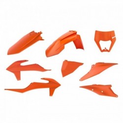 Kit plastiques Polisport KTM EXC / EXC-F 2020 à 2023 couleur orange