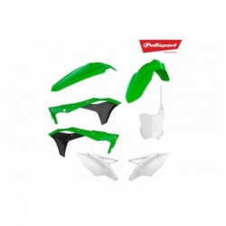 Kit plastiques Polisport 250 KXF 2017 à 2020 couleur origine 17-18