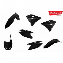 Kit plastiques Polisport 125 RM / 250 RM 2001 à 2008 couleur noir