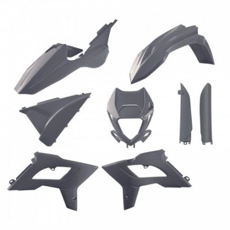 Kit plastiques Polisport BETA RR 2018 à 2019 Restyle couleur gris