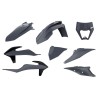 Kit plastiques Polisport KTM EXC / EXC-F 2020 à 2023 couleur gris