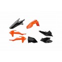 Kit plastiques Polisport KTM SX / SXF 2019 à 2022 couleur orange / noir