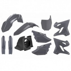 Kit plastiques Polisport 125 YZ / 250 YZ 2002 à 2014 RESTYLED couleur gris