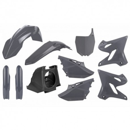 Kit plastiques Polisport 125 YZ / 250 YZ 2002 à 2014 RESTYLED couleur gris Kit plastiques Polisport 125 YZ / 250 YZ 2002 à 2014 RESTYLED couleur gris