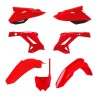 Kit plastiques Polisport 125 CR / 250 CR 2002 à 2007 Restyle 2022 couleur rouge