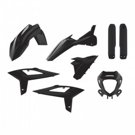 Kit plastiques Polisport BETA RR 2020- couleur noir Kit plastiques Polisport BETA RR 2020- couleur noir