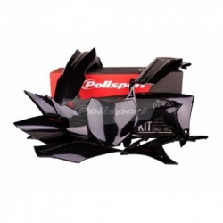 Kit plastiques Polisport 250 CRF 2014 à 2017 / 450 CRF 2013 à 2016 couleur noir