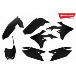 Kit plastiques Polisport 250 RMZ 2019 à 2024 / 450 RMZ 2018 à 2024 couleur noir
