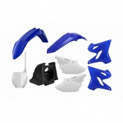Kit plastiques Polisport 125 YZ / 250 YZ 2002 à 2021 Restyle avec boite à air couleur origine