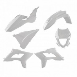 Kit plastiques Polisport BETA RR 2018 à 2019 Restyle couleur blanc