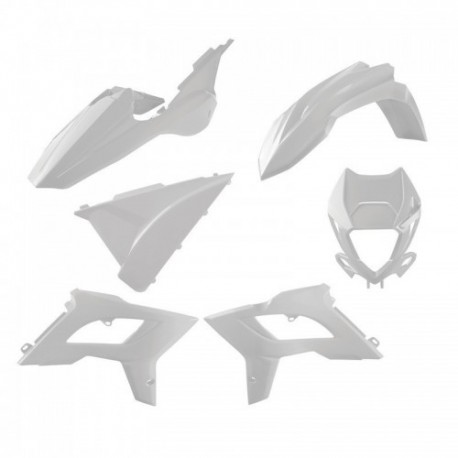 Kit plastiques Polisport BETA RR 2018 à 2019 Restyle couleur blanc