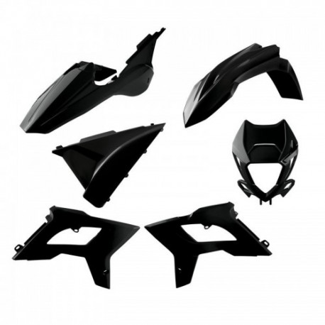 Kit plastiques Polisport BETA RR 2018 à 2019 Restyle couleur noir