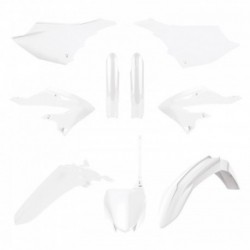 Kit plastiques Polisport 125 YZ / 250 YZ 2022 à 2024 couleur blanc