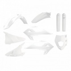 Kit plastiques Polisport 250 EC / 300 EC 2018 à 2020 / RIEJU MR couleur blanc