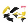 Kit plastiques Polisport 250 RMZ 2019 à 2024 / 450 RMZ 2018 à 2024 couleur jaune / noir