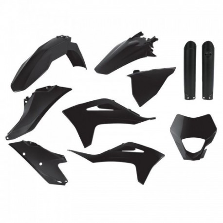 Kit plastiques Polisport GAS GAS EC / ECF 2021 à 2023 couleur noir