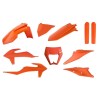 Kit plastiques Polisport KTM EXC / EXC-F 2020 à 2023 couleur orange