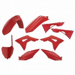 Kit plastiques Polisport 250 CRF 2018 à 2020 / 450 CRF 2017 à 2020 couleur rouge