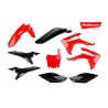 Kit plastiques Polisport 250 CRF 2014 à 2017 / 450 CRF 2013 à 2016 couleur rouge / noir